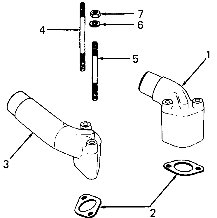 Exhaust (Model 1872) Diagram and Parts List for 1872 2072-756300-799999-147730100-148720100-148730100-149720100-149730100 Cub Cadet Lawn Tractor